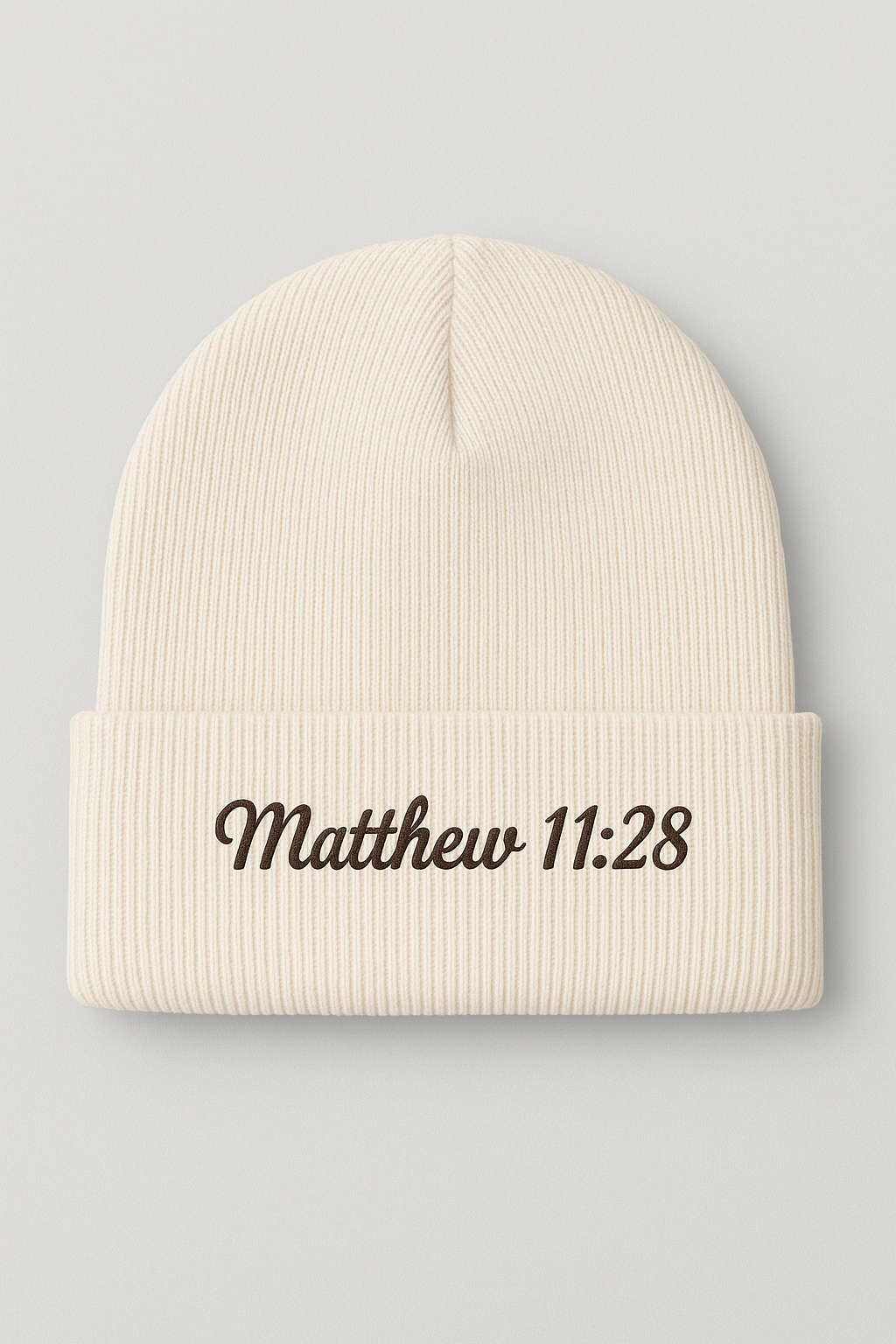 Matthew 11:28 Beanie