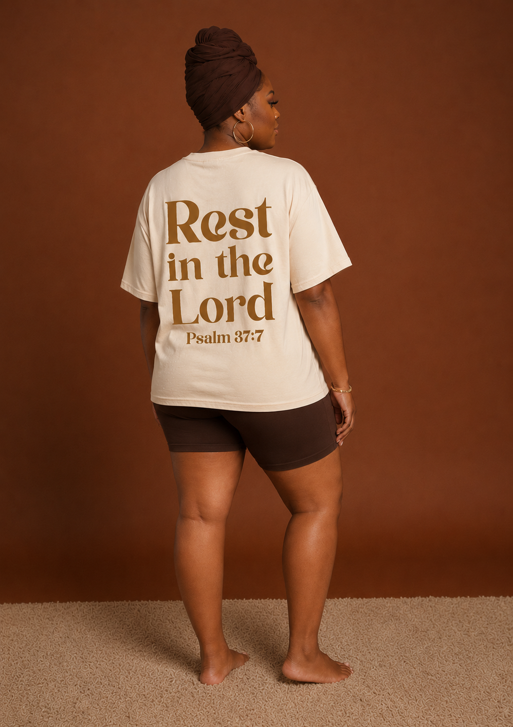 Rest in the Lord™ Oversized Boxy Tee | Psalm 37:7