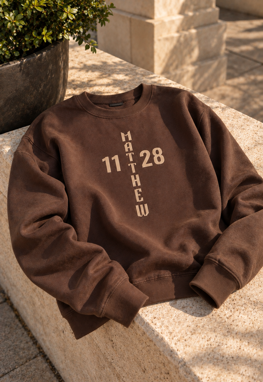 Matthew 11:28 “Come to Me” Sweatshirt