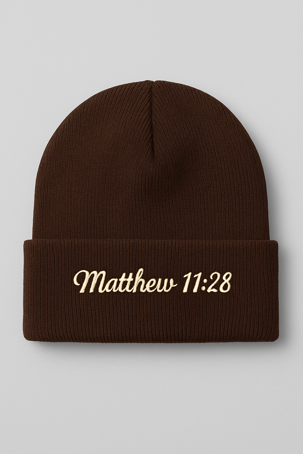Matthew 11:28 Beanie